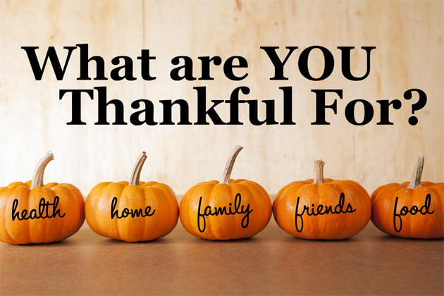 Remembering our Blessings on Thanksgiving